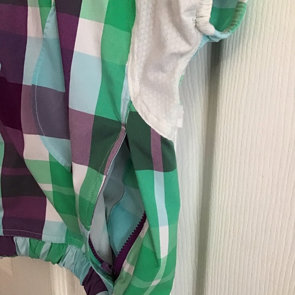 Rare Lululemon Run With It Plaid vest hoodie - Picture 6 of 7